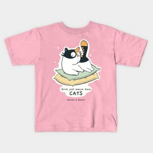 Girls just wanna have CATS Kids T-Shirt